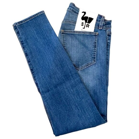 Sandrine Rose x Free People Women's Jeans Distressed Slim Indigo Size 29 NWT - Picture 8 of 11